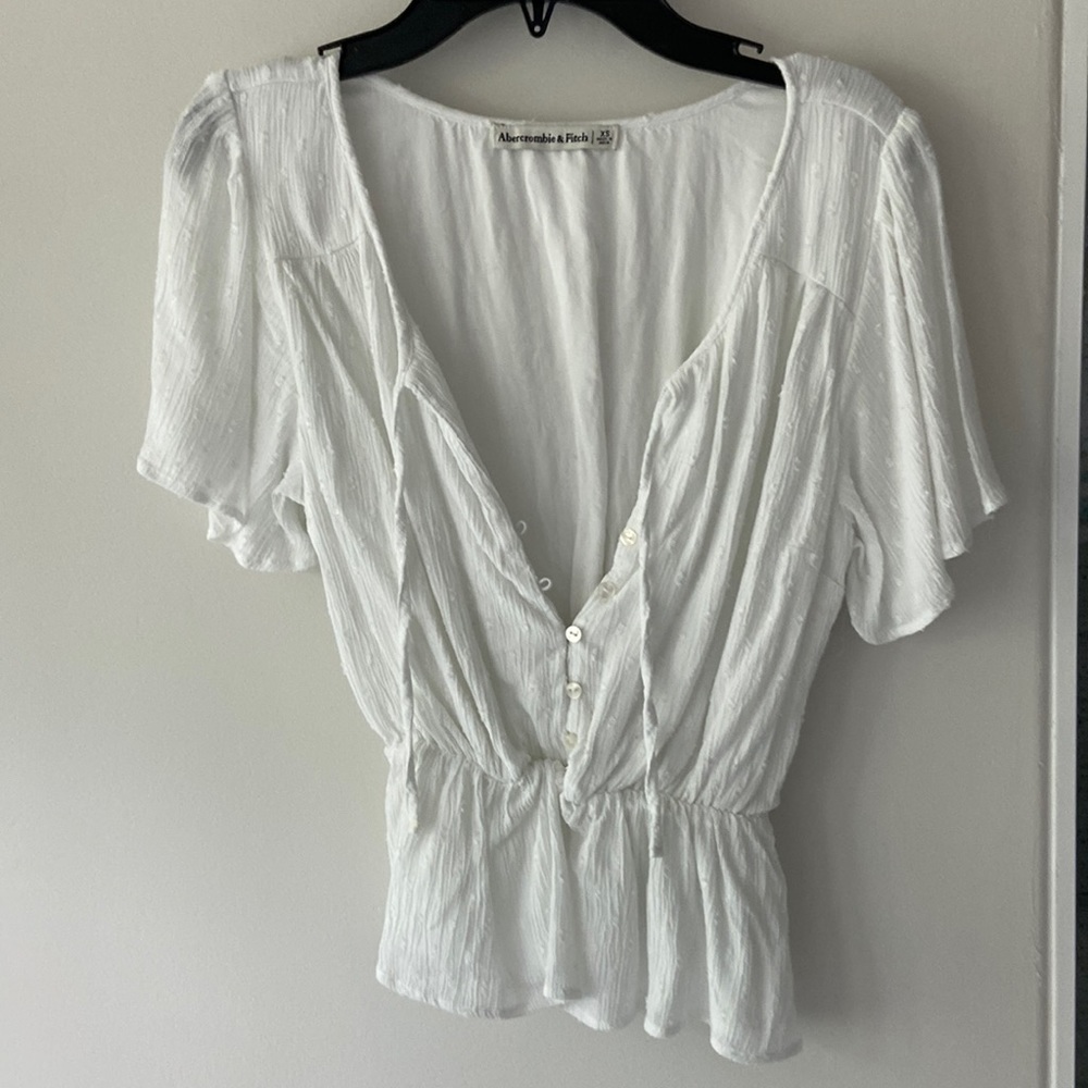 Abercrombie & Finch White blouse
